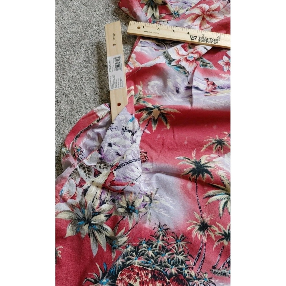 Rare Vtg Jade Fashion Authentic Hawaii Island Tropical Sunset Muumuu Resort Sz L - Picture 8 of 8
